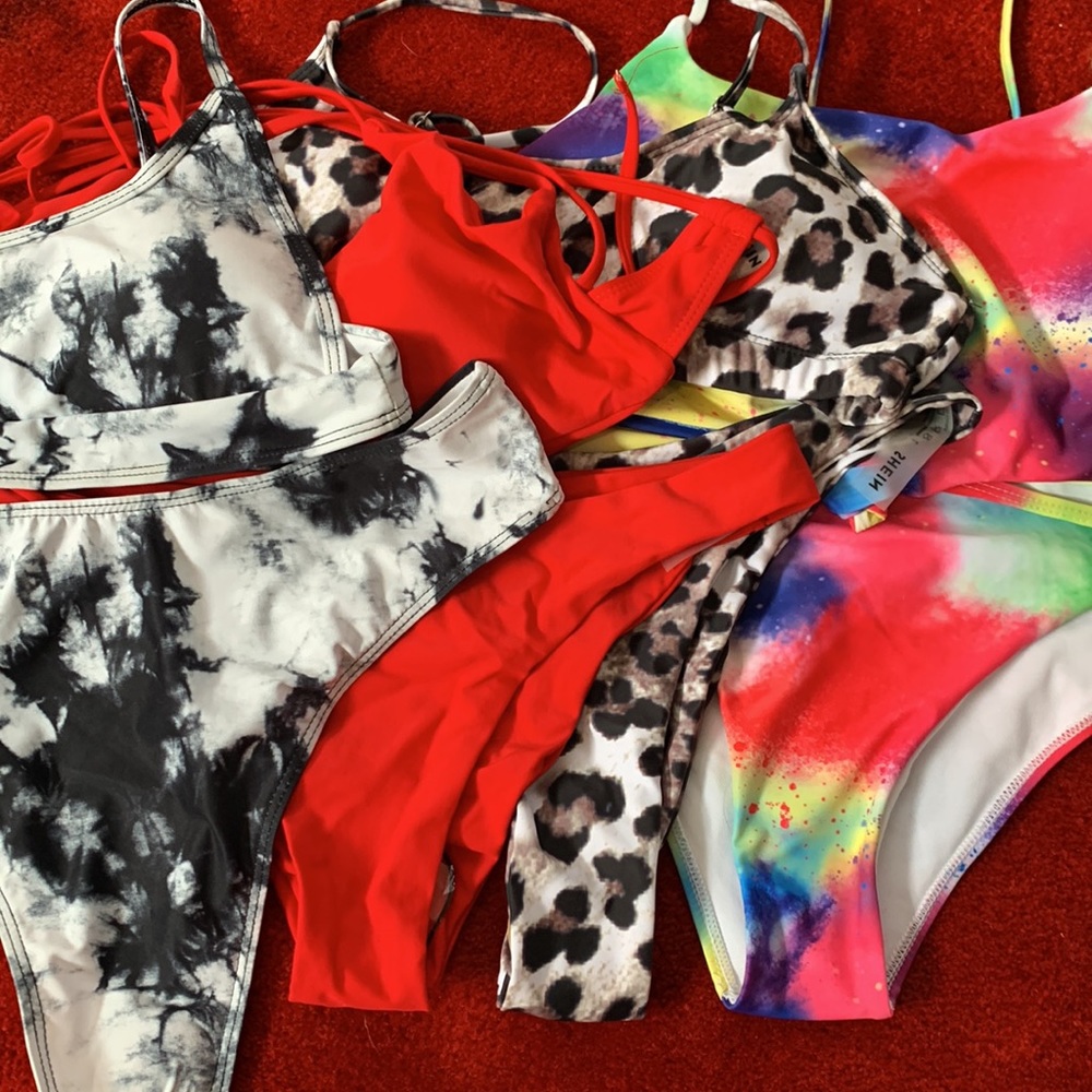 FOUR bikinis!
